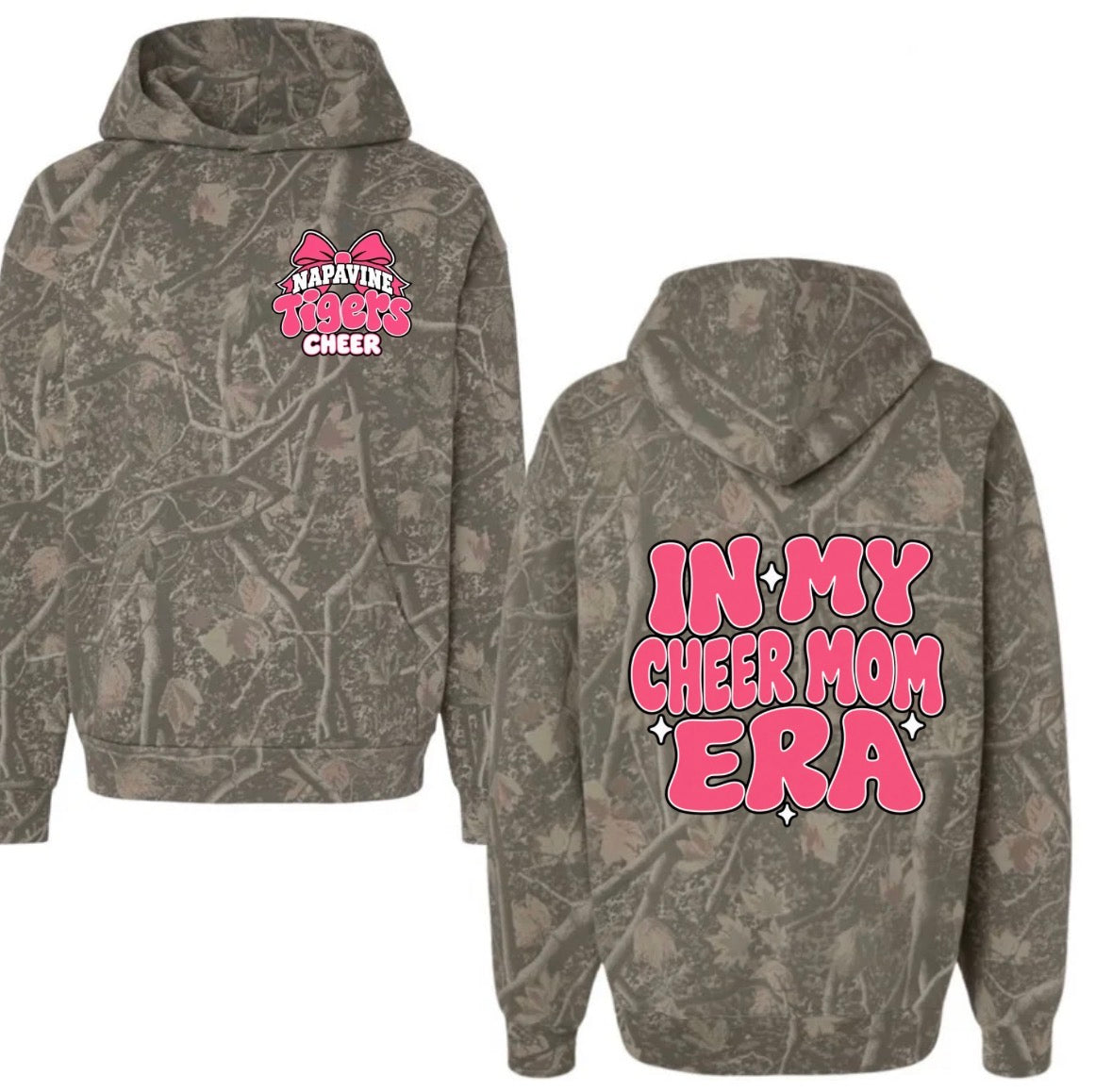 Napavine in my cheer mom era adult deadwood hoodie