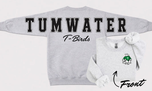 Tumwater BIG LOGO crewneck (GREY)