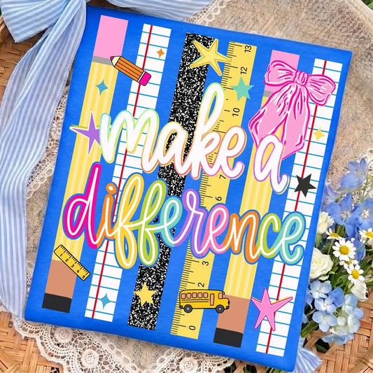 make a difference (multiple options)