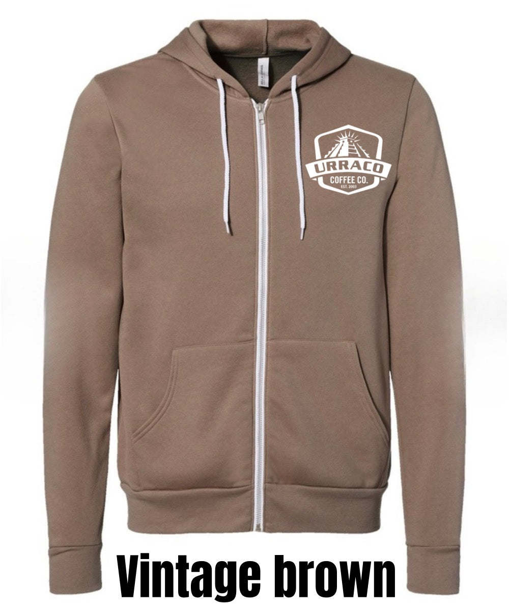 Urraco coffee full zip up