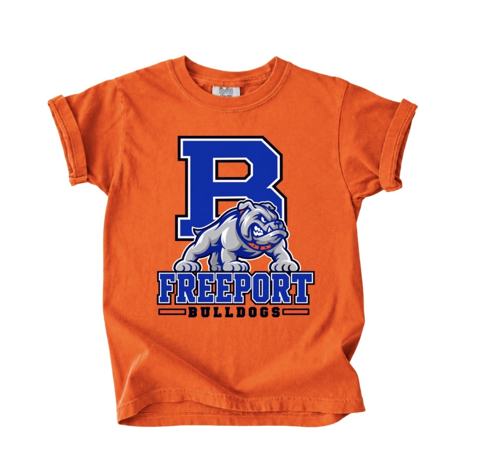 Freeport Bulldogs YOUTH (tee shirt, crewneck or hoodie)