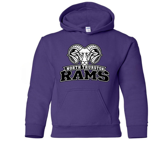 North Thurston Rams YOUTH (tee shirt, crewneck or hoodie)