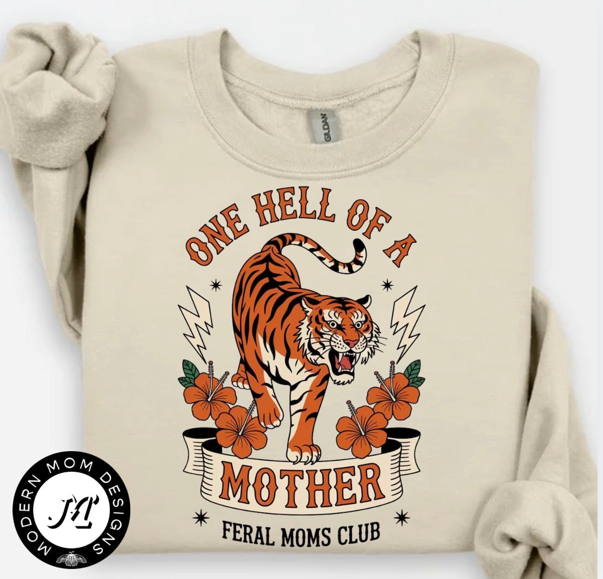One hell of a mother (tee, crewneck, or hoodie)