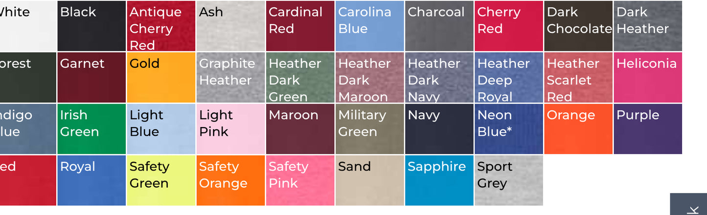 PUFF PRINT MAMA CREWNECK (choose your color on the color chart)