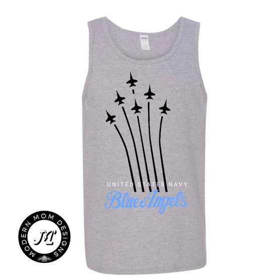 Blue angels unisex tank top