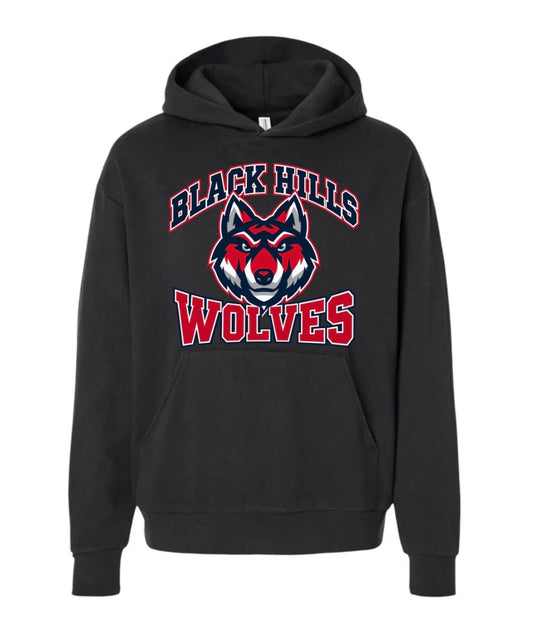 Black Hills Wolves YOUTH (tee shirt, crewneck or hoodie)
