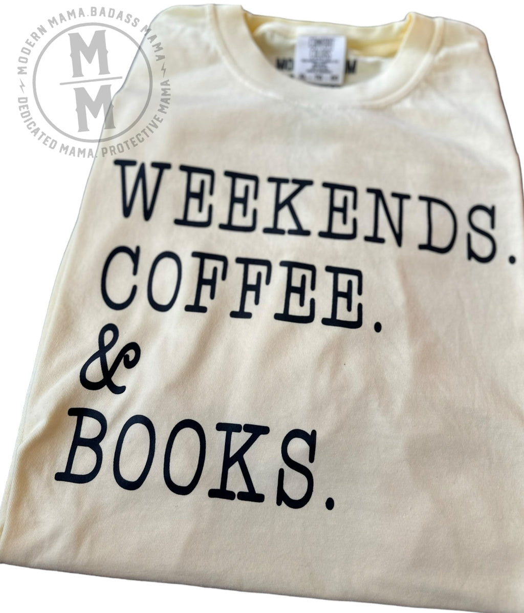 Weekend. Coffee. Books.