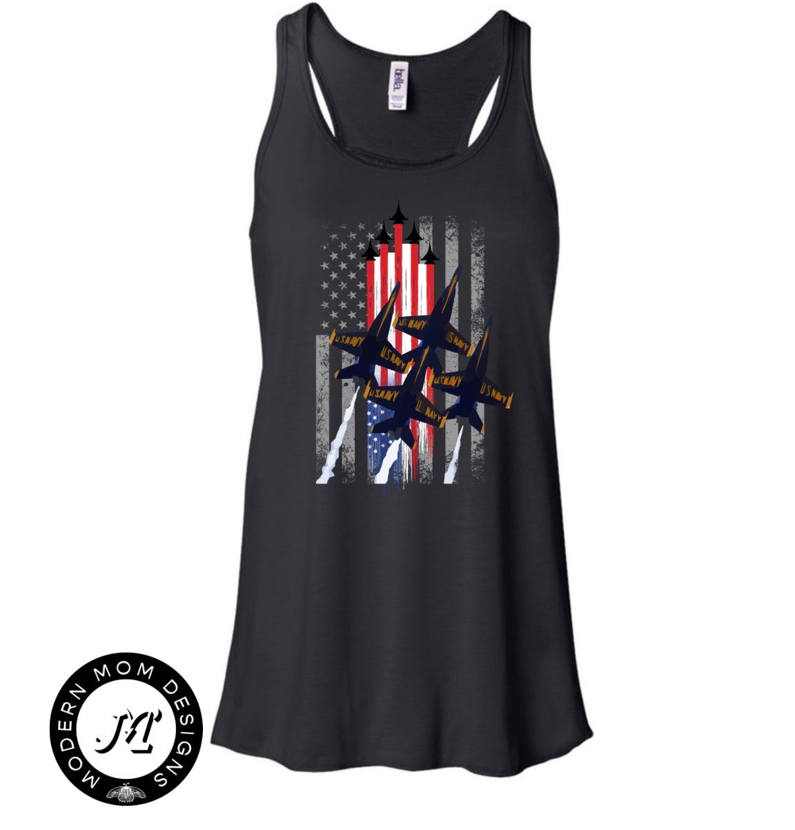 Blue angels women’s flowy fit racerback tank top
