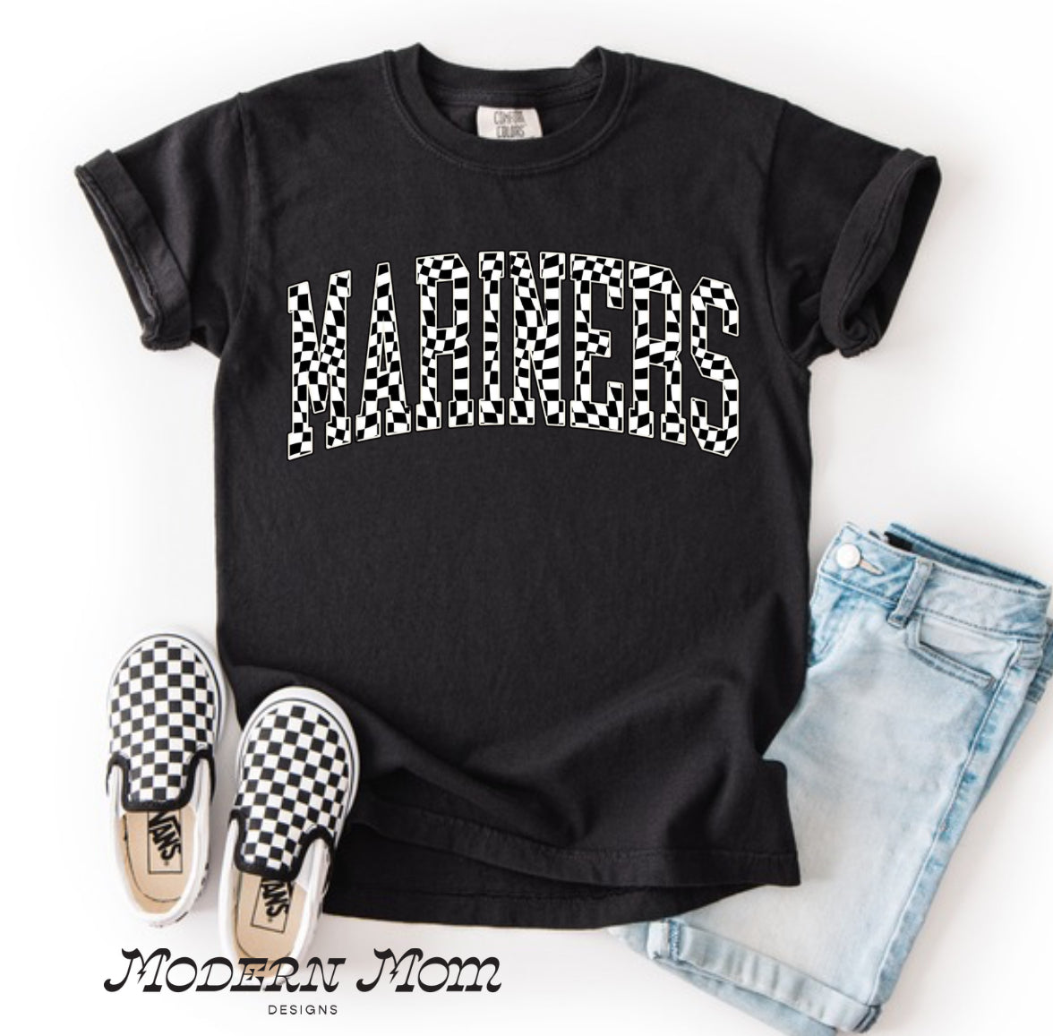 Mariners checkered (baby-toddler-youth)