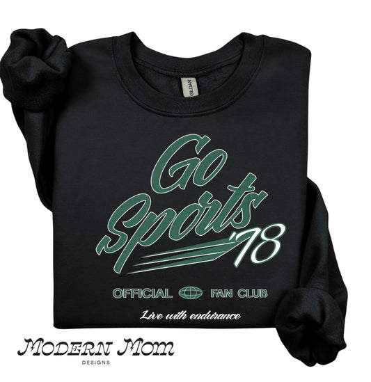 Go sports! crewneck