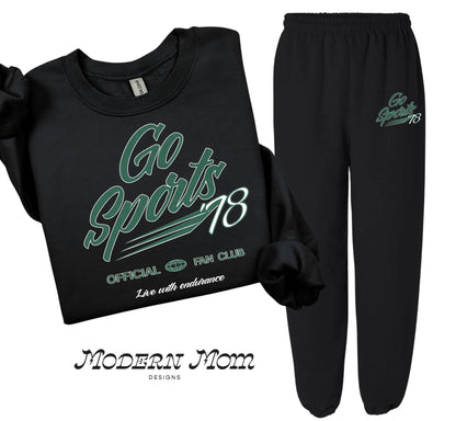 Go sports! crewneck