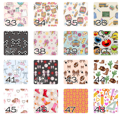 Acrylic bag tags