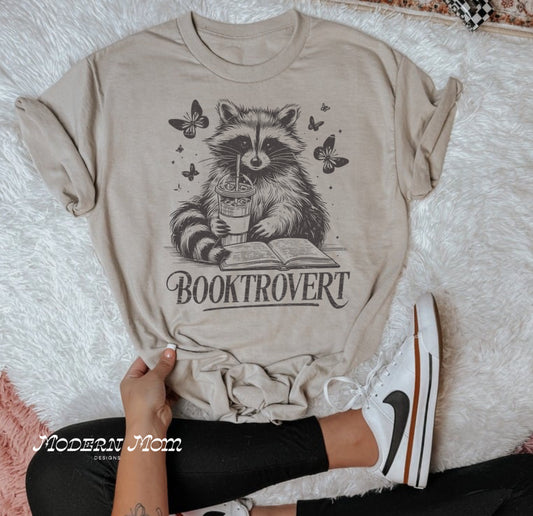 Booktrovert (tee, crewneck or hoodie )