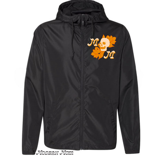 MOM MMD skull logo windbreaker