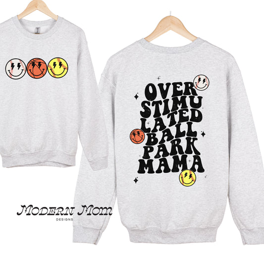 Overstimulated ballpark mom club