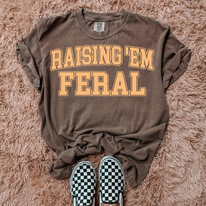 Raising ‘em feral (tank top, tee shirt, crewneck or hoodie)
