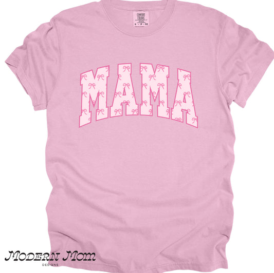 Mama pink bows