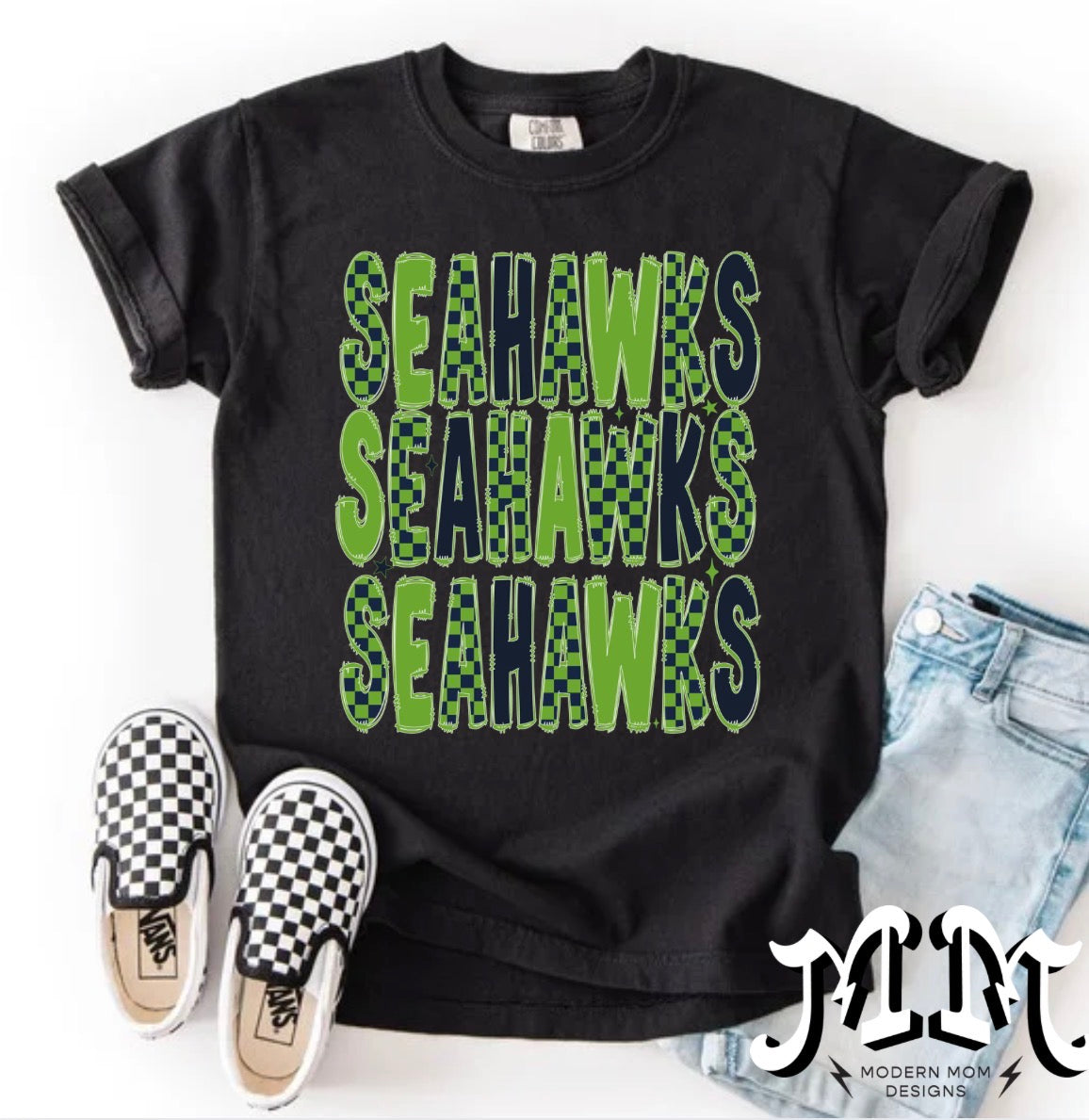 Checkered stacked (NEWBORN-youth XL)