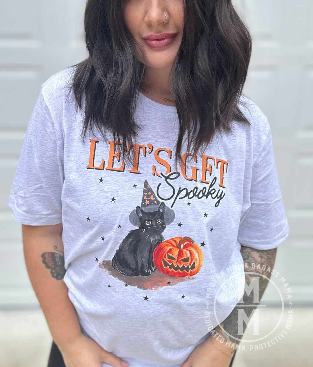 Let’s get spooky kitty tee