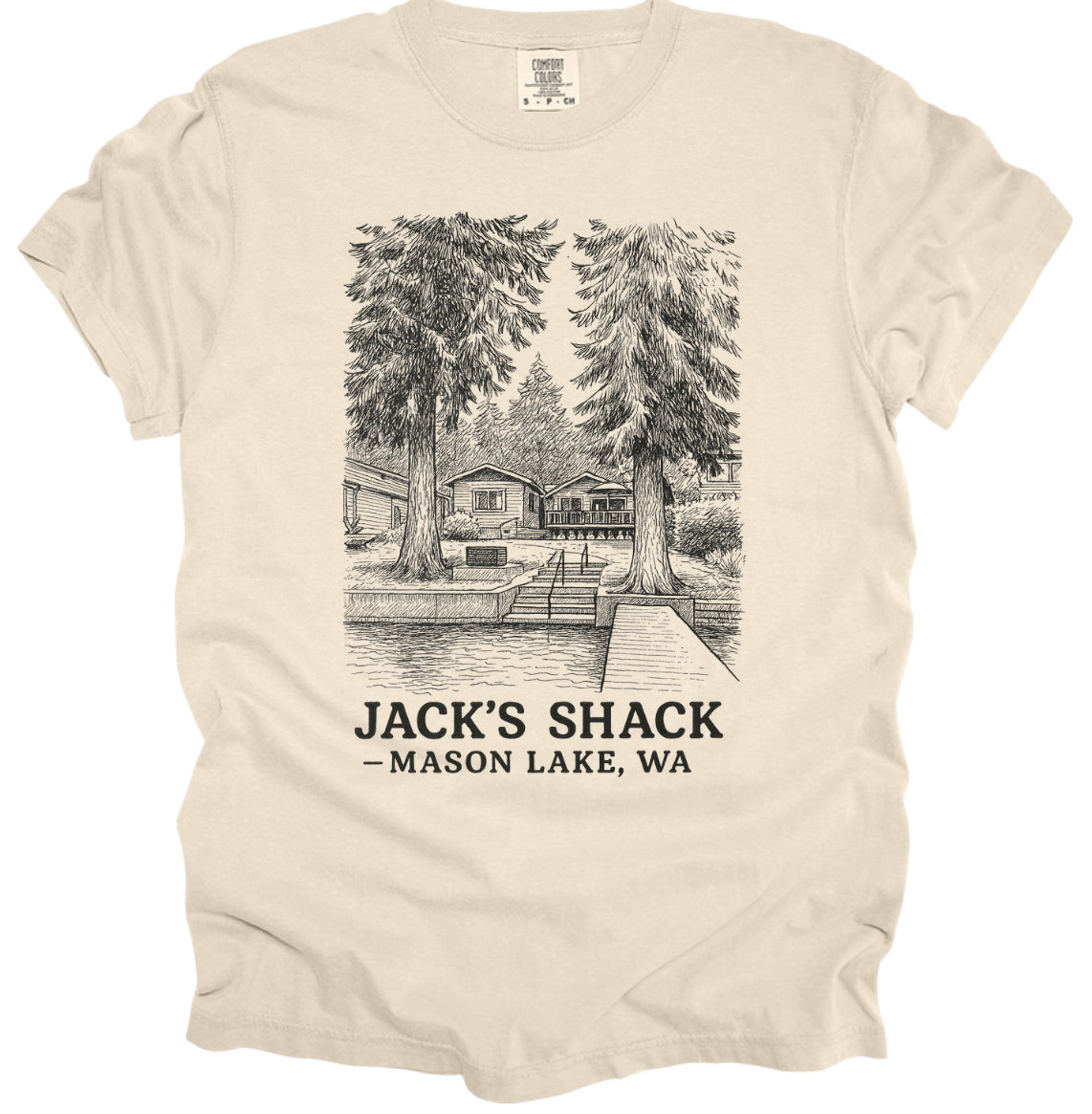 Jack’s shack adult unisex tee shirt