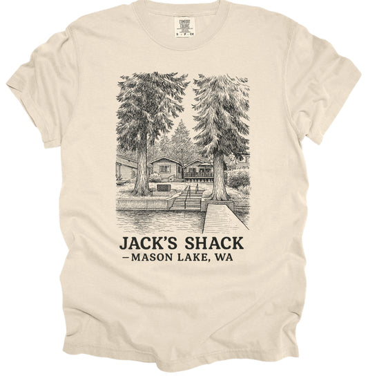 Jack’s shack adult unisex tee shirt