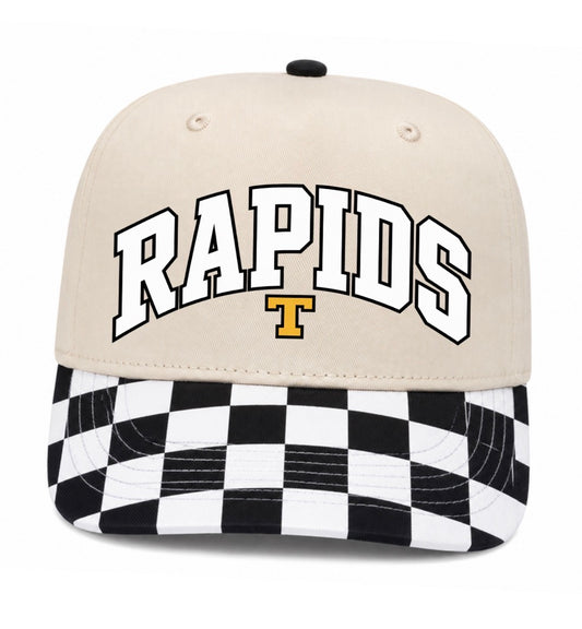 Tumwater rapids wrestling checker trucker hat (screen print)