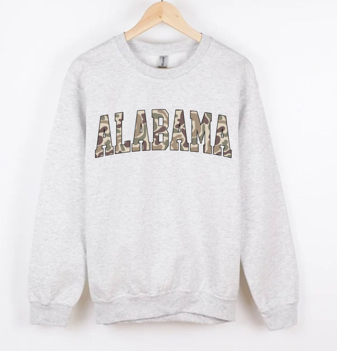 ALABAMA duck camo CREWNECK