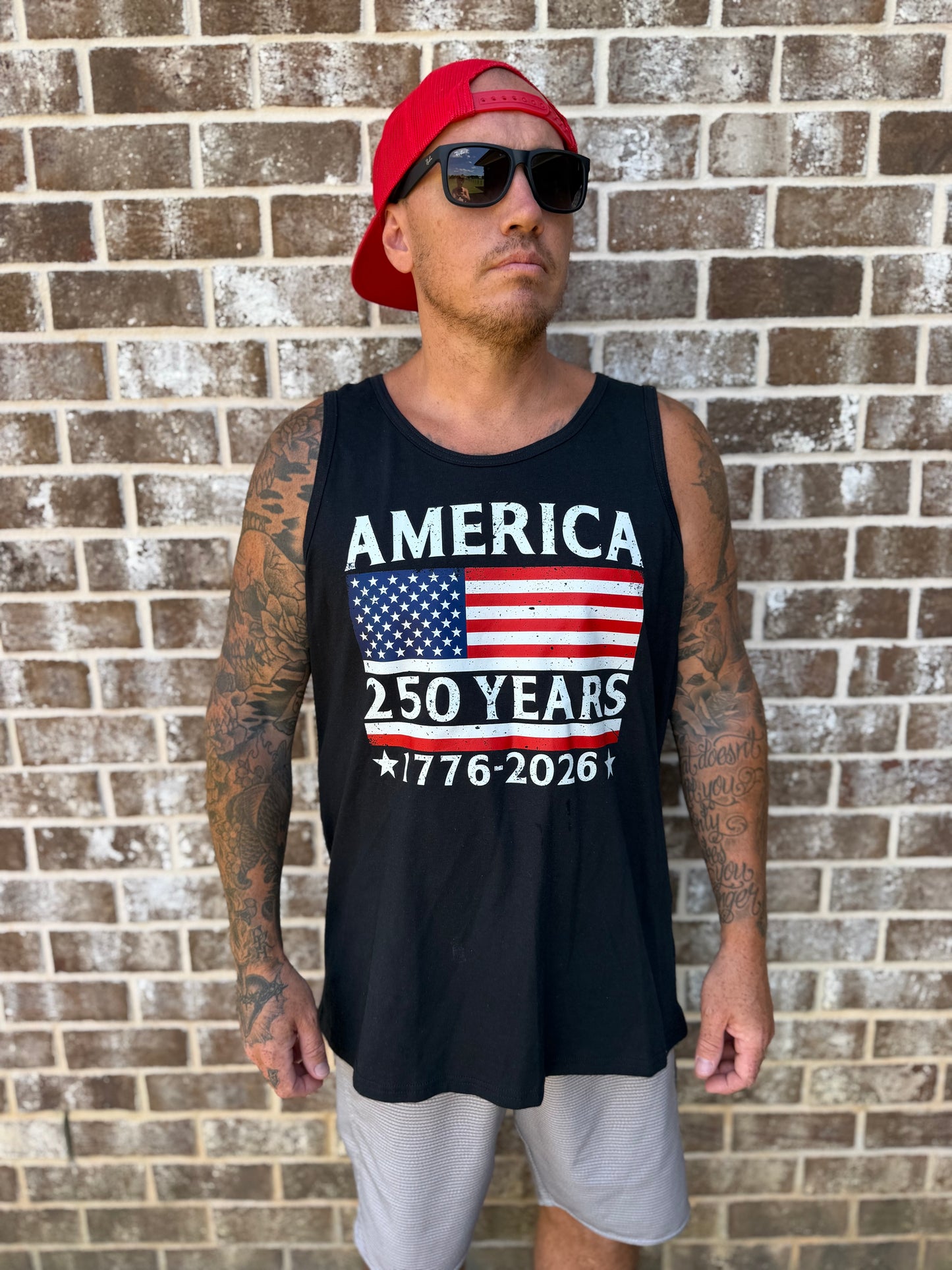 America 250 years (tank, tee or hoodie)