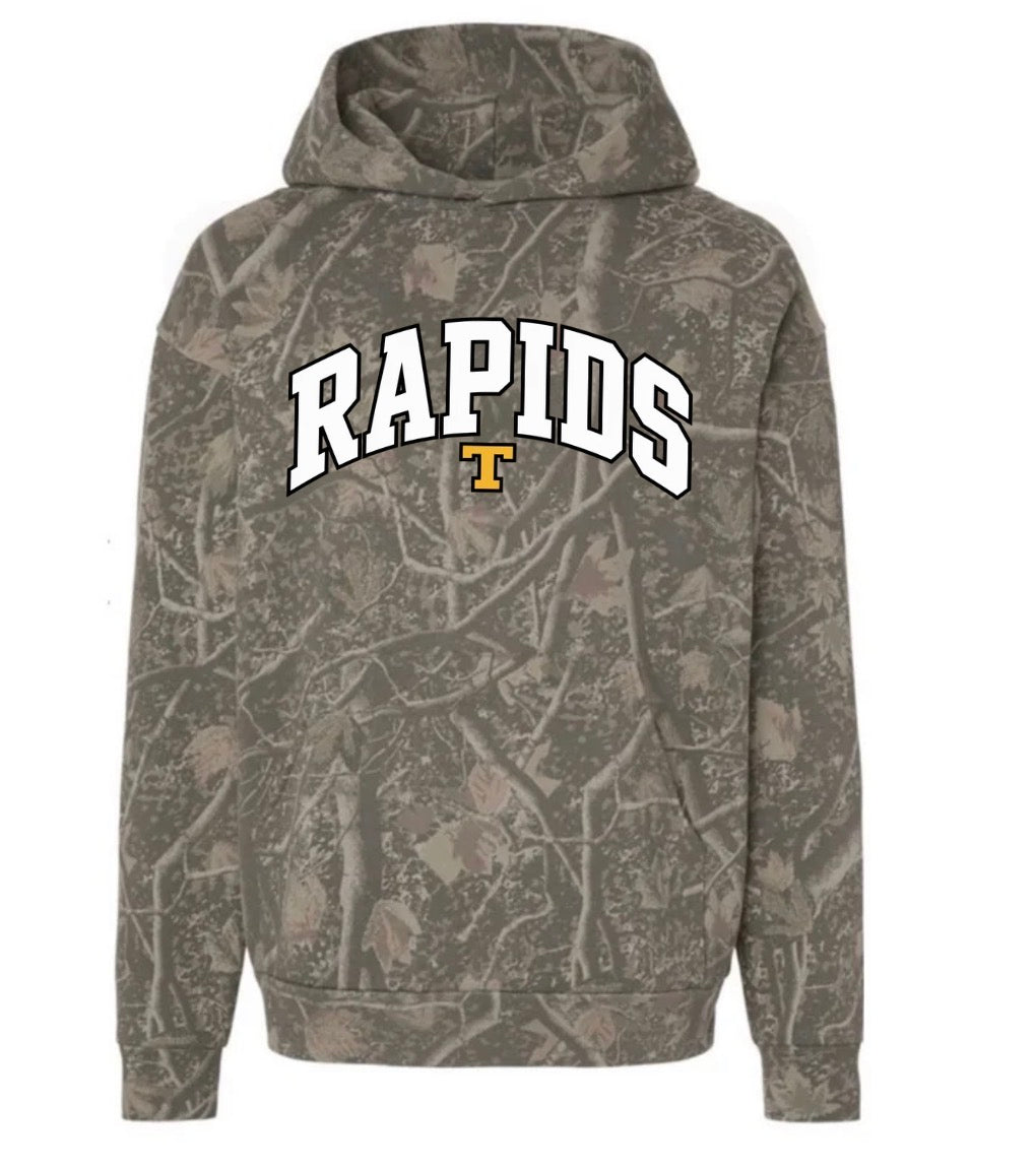 Rapids deadwood camo hoodie (youth & adult)