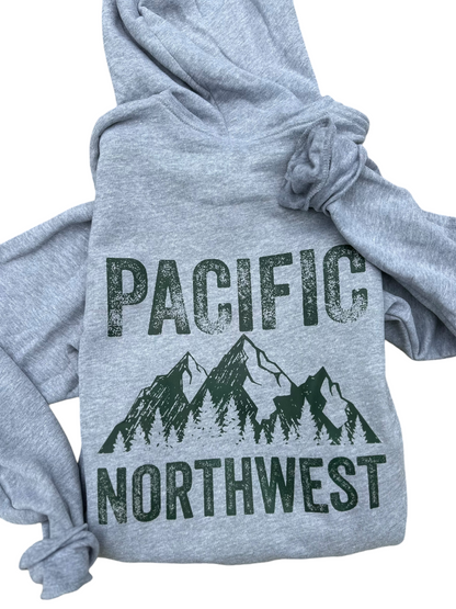 Pacific Northwest distressed zip up