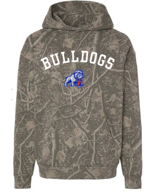 Freeport Bulldogs deadwood camo hoodie (youth & adult)