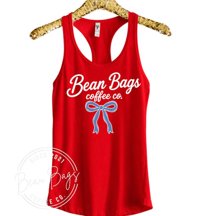 Bean Bags coffee co. EXCLUSIVE Americana bow tank top