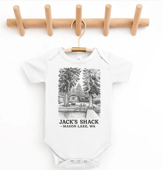 Jacks Shack baby onesie