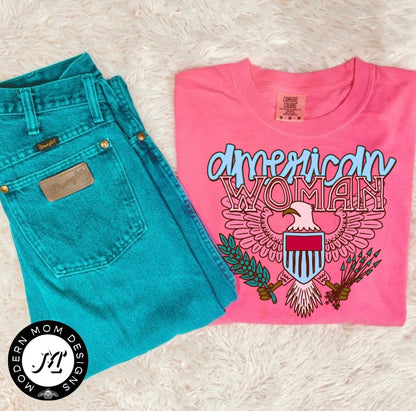 American woman (tee shirt, crewneck or hoodie)