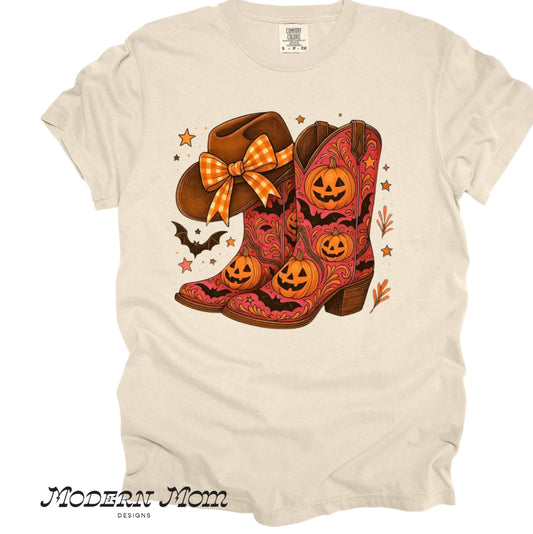 Pumpkin boots