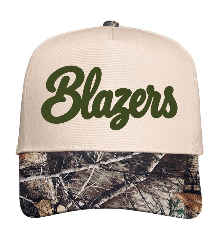 Timberline camo hat (screen print)