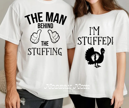 The man behind the stuffing (tee or crewneck) MATCHING! Sold separately