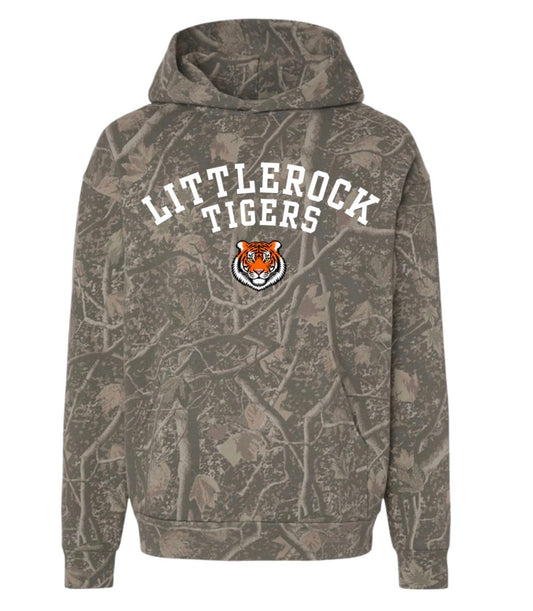 Littlerock Tigers deadwood camo hoodie (youth & adult)