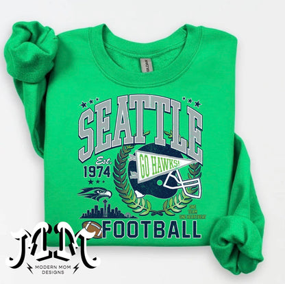 Seattle hawks collage