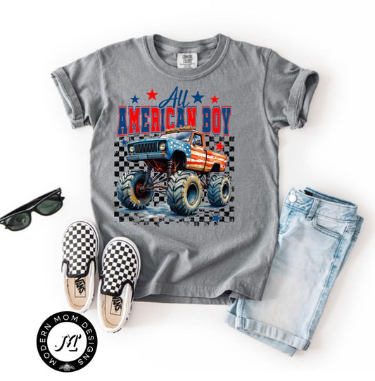 American boy  (toddler-youth XL)