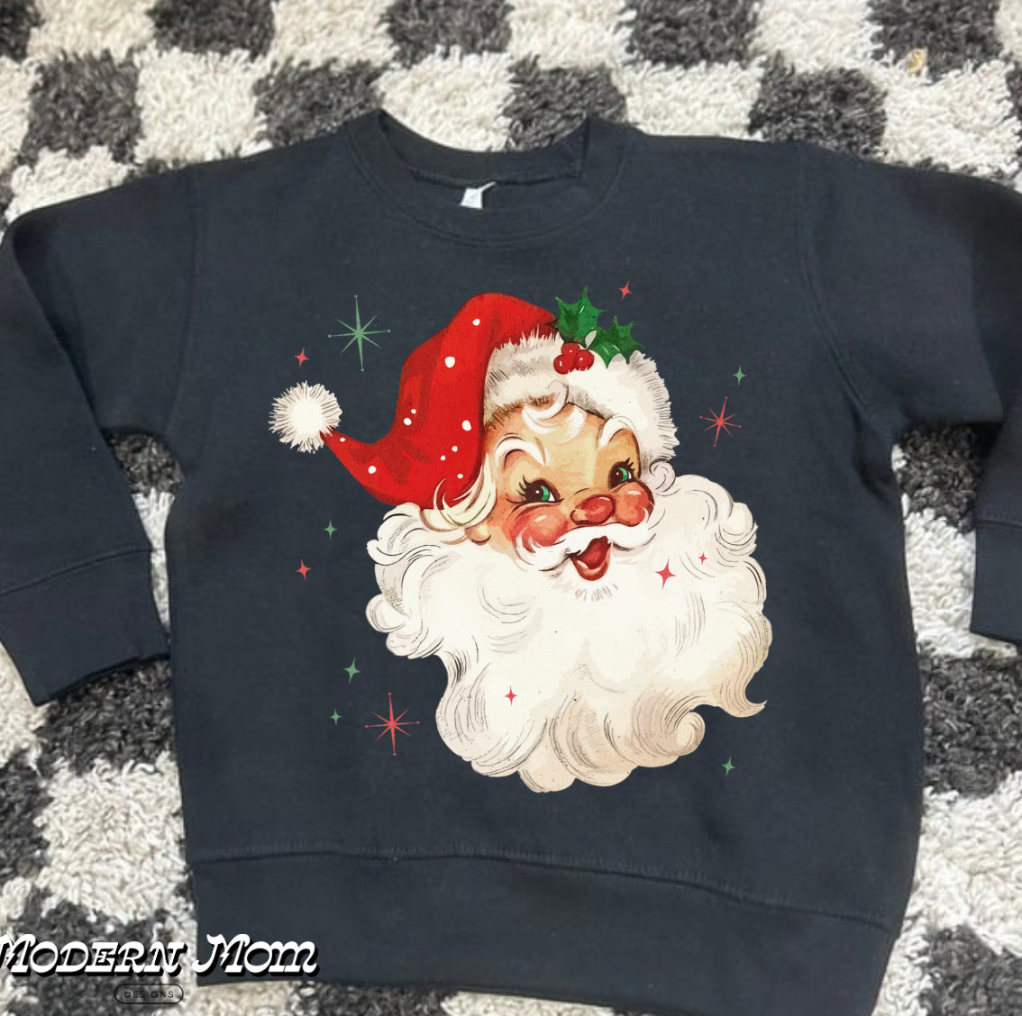 Vintage santa Toddler-Youth XL (tee, crewneck or hoodie)