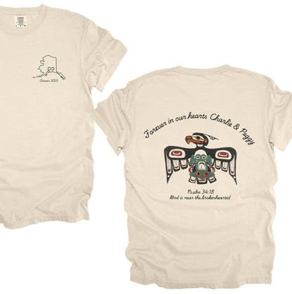 CUSTOM: Forever in our hearts Charlie & Peggy