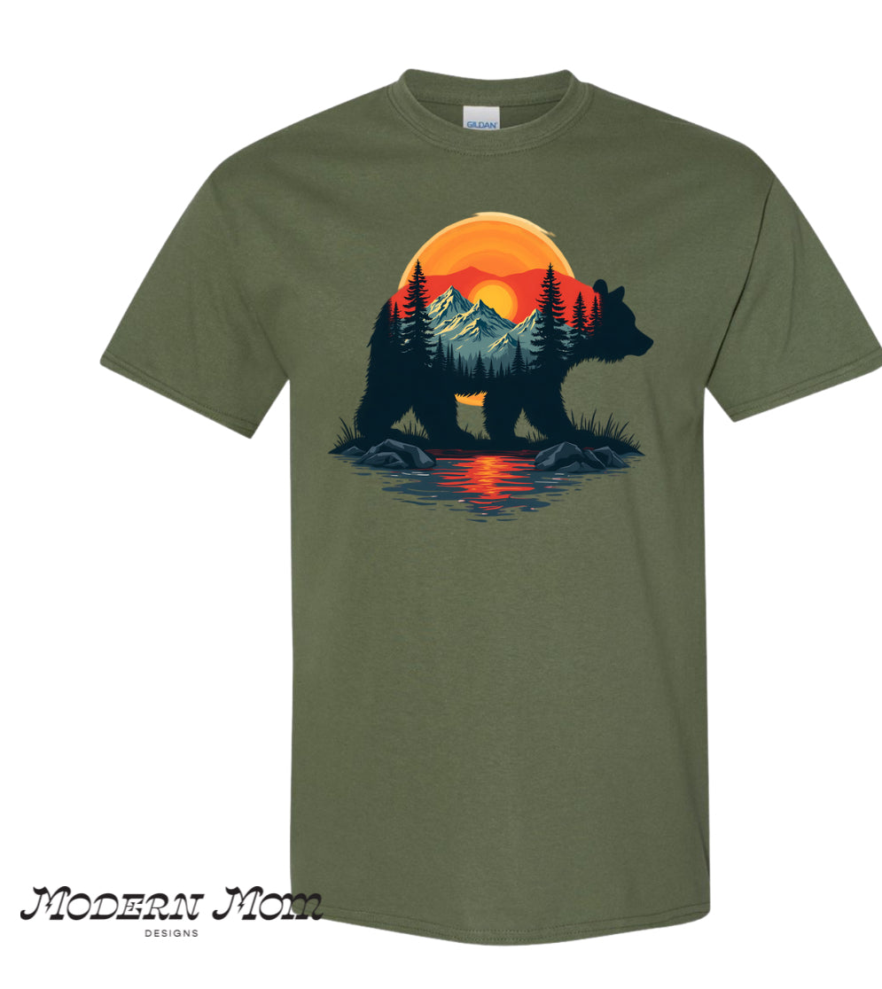 Bear silhouette(toddler/youth)
