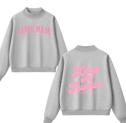 Custom: Marsh made mock neck crewneck