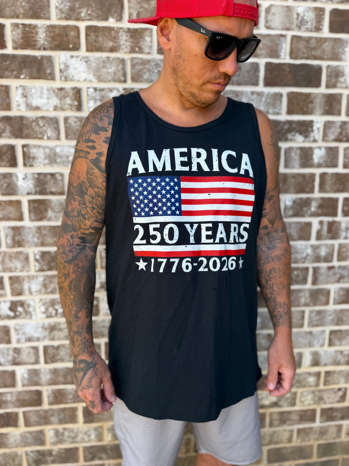 America 250 years (tank, tee or hoodie)