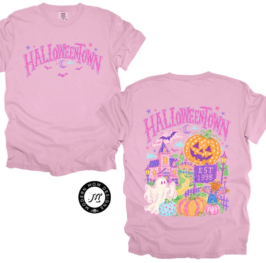 Halloween town pink (tee shirt, crewneck or hoodie)