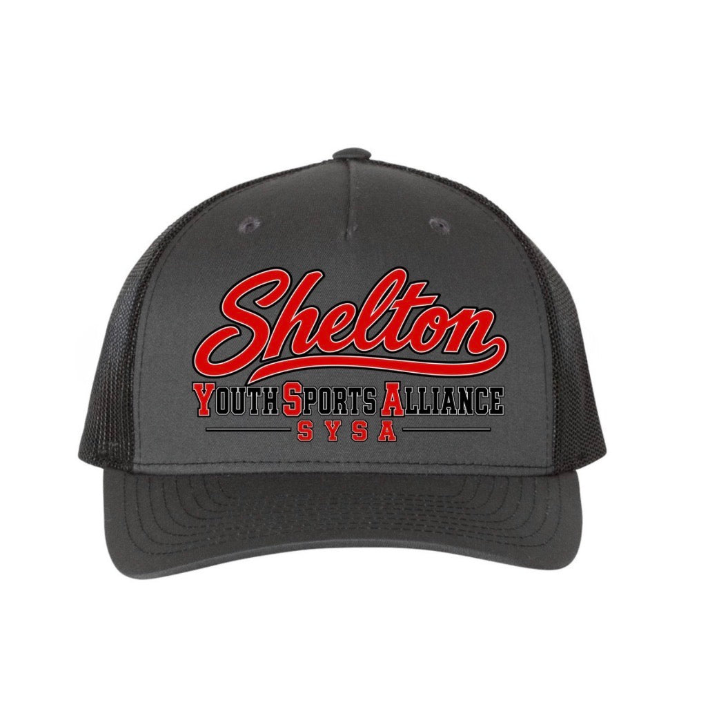 Shelton WA SYSA 5 panel  hat (screen print)