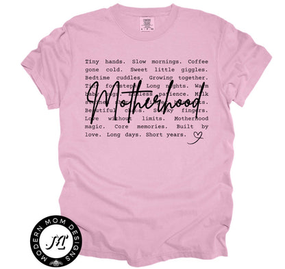 Motherhood.  (tank top, tee shirt, crewneck or hoodie)