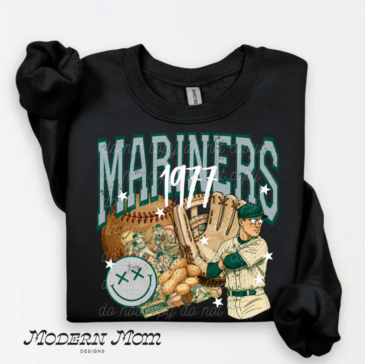 Mariners vintage collage