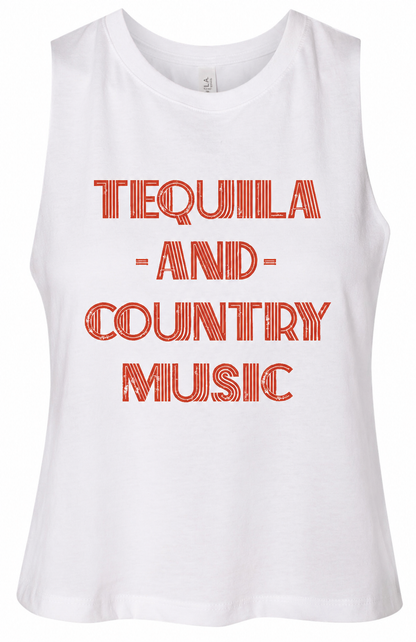 Tequila and country music tank (multiple styles available)